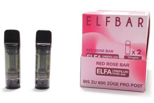 Elf Bar ELFA Strawberry Raspberry Cherry Ice POD Doppelpack