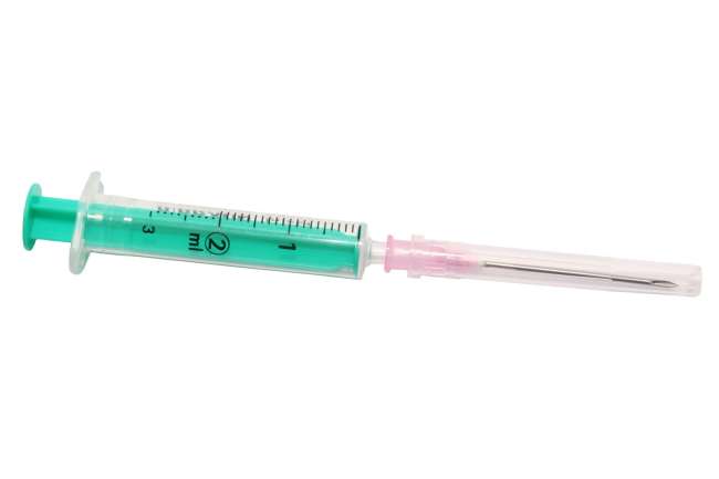2ml Einwegspritze steril mit Nadel