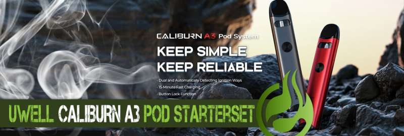UWELL Caliburn A3 POD Starterset 520mAh günstig kaufen